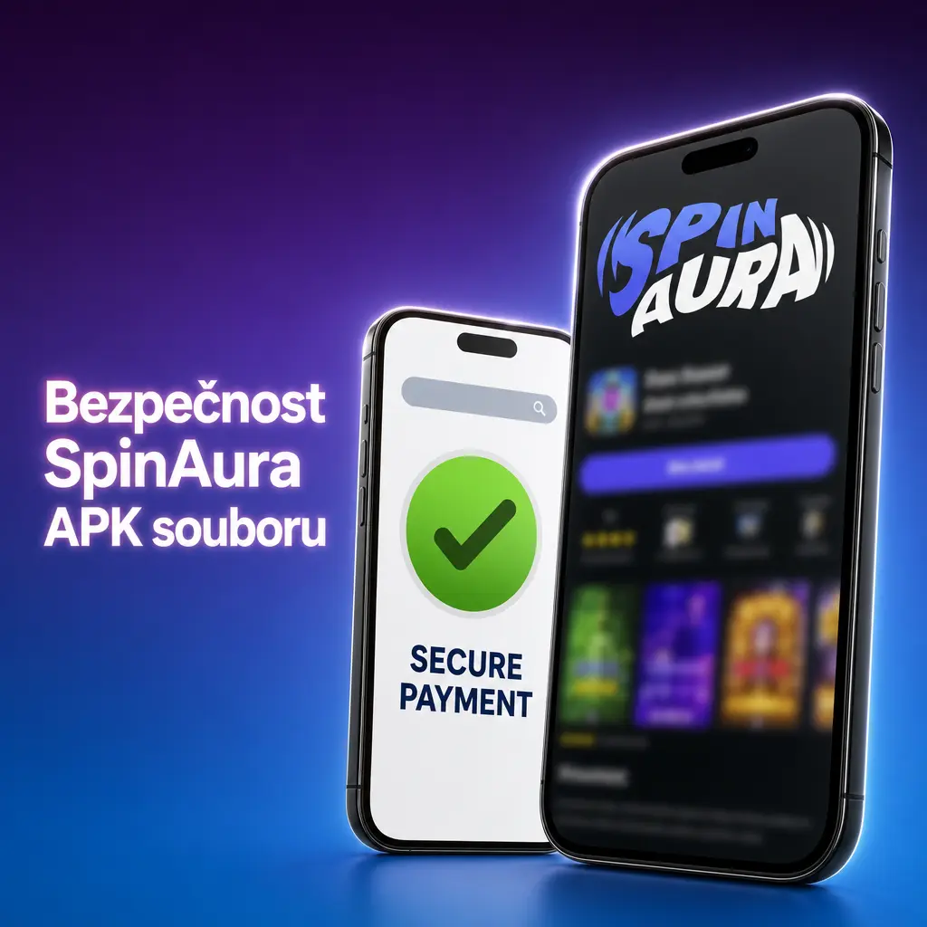 Bezpečnost SpinAura APK souboru - licence Curaçao eGaming a SSL šifrování dat hráčů