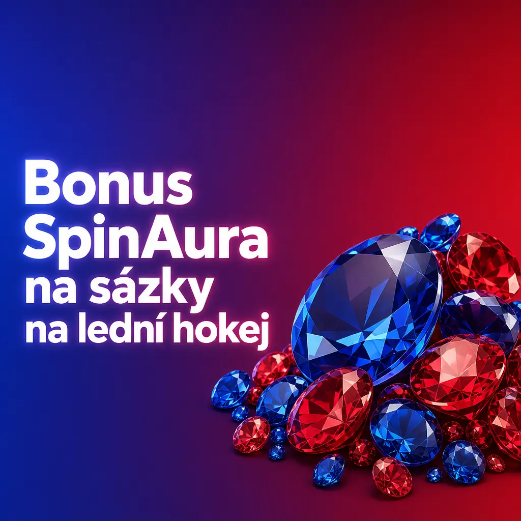 Uvítací bonus SpinAura 100 % až 3000 Kč na sázky na lední hokej včetně NHL, KHL a Tipsport extraligy