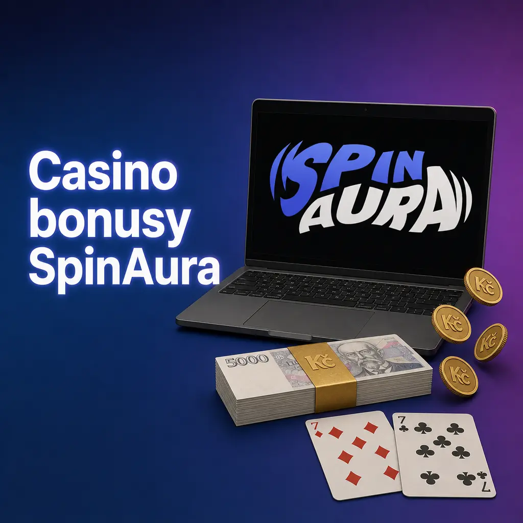 Casino bonusy SpinAura: vkladové bonusy, cashback a free spiny pro sloty, live stoly i jackpoty
