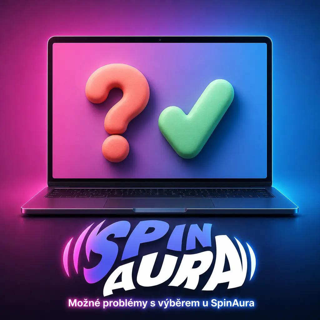 Přehled nejčastějších problémů s výběrem na SpinAura a jak je vyřešit – verifikace, bonusy, limity a metody plateb.