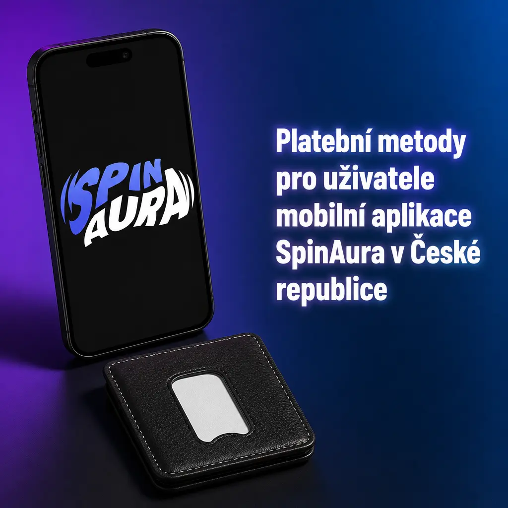 Platební metody v mobilní aplikaci SpinAura: bankovní převod, kryptoměny, Skrill, Neteller, Visa/Mastercard a další.