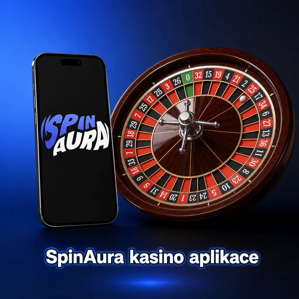 SpinAura kasino aplikace s živými přenosy, automaty a stolními hrami jako ruleta, blackjack a poker