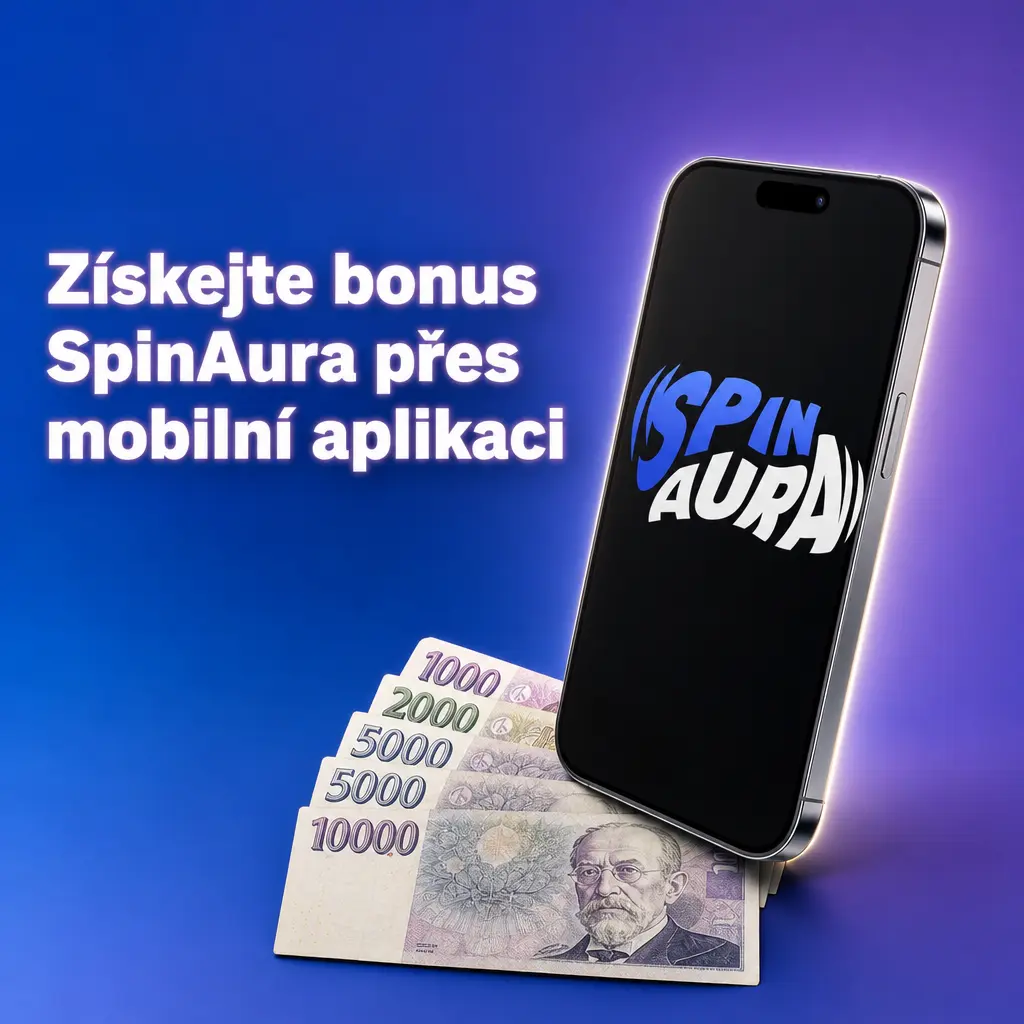 Mobilní aplikace SpinAura s uvítacím bonusem 100 % až 15 000 EUR a 350 free spiny pro iOS a Android